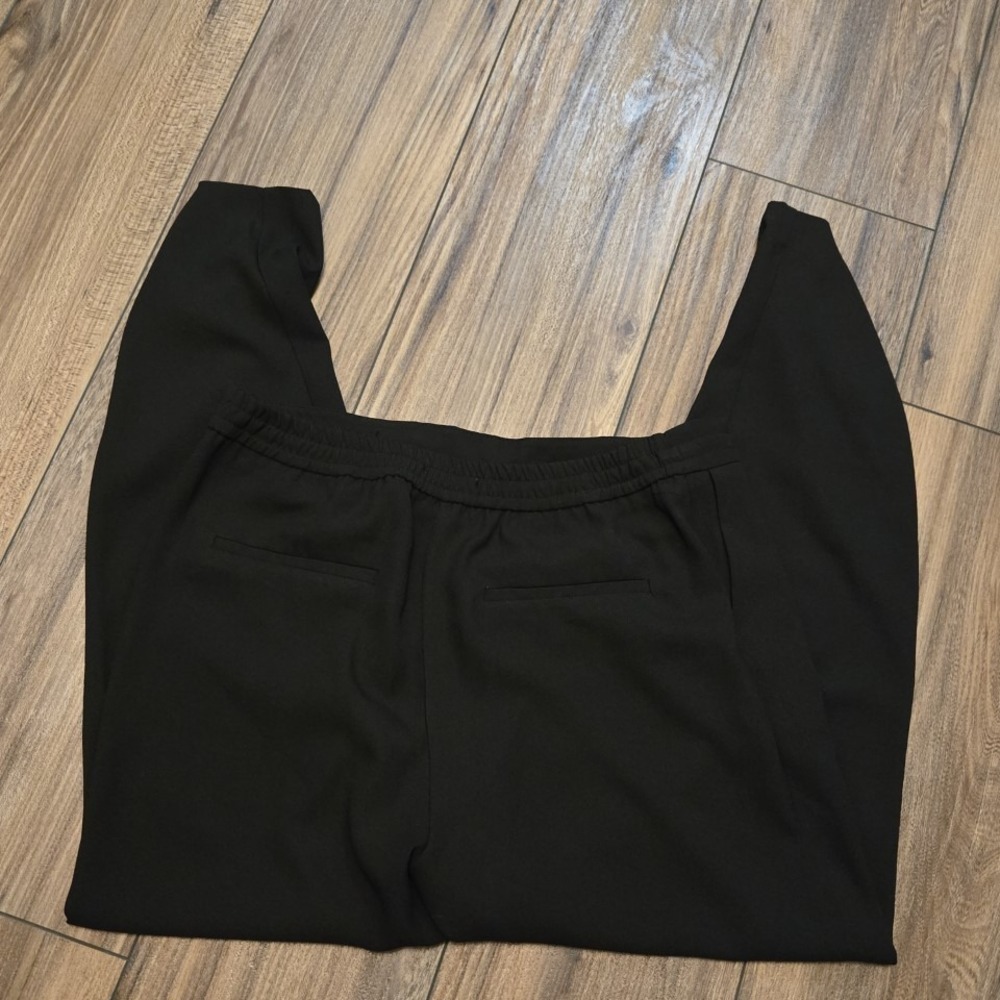 945. Zara Basic Collection Black Drawstring Busin… - image 5